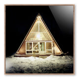 Skaal House In Stowe by Slim Aarons - Rustic Walnut