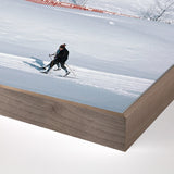 Skiing In Seefeld by Slim Aarons - Rustic Walnut