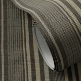 Stripe Grasscloth Wallpaper by FH Art Studio - Dusk
