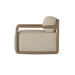 Featuring Stroud Faye Sand Outdoor Swivel Chair by Four Hands at Amethyst Home. A timeless look, complementary to any style. Simple, open FSC®-certified teak framing softens the edges of this outdoor swivel chair, paired with a fixed seat cushion and removable back. Finished with a 360 inset swivel beneath the plinth base. Cover or store indoors during inclement weather and when not . Amethyst Home provides interior design, new construction, custom furniture, and area rugs in the Dallas metro area