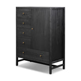 Sullivan Chest - Brushed Black Acacia Solid - Black Acacia Veneer | shipping 10/10/2026
