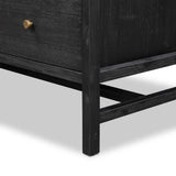 Sullivan Chest - Brushed Black Acacia Solid - Black Acacia Veneer | shipping 10/10/2026