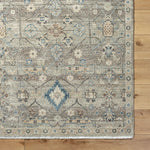 Featuring Anelka Hand-Knotted Rug by Surya at Amethyst Home. Indulge in luxury with the Anelka Hand-Knotted Rug. Skillfully crafted by hand, this exquisite rug brings an air of sophistication and elegance to any space. Made with the finest materials, it offers unparalleled softness and durability. Upgrade your home with this premium addition that transcends. Amethyst Home provides interior design, new home construction design consulting, vintage area rugs, and lighting in the Calabasas metro area.