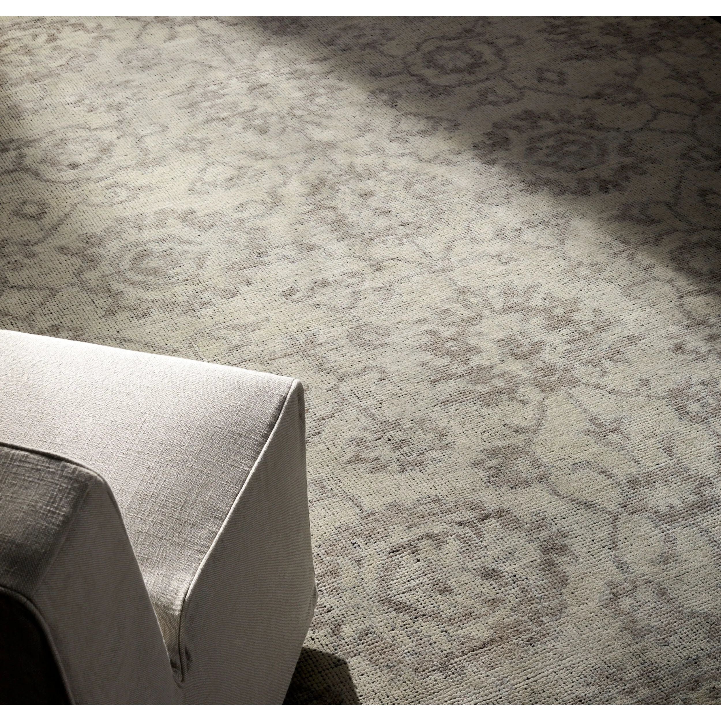 Introducing the April Collection, a stunning hand-made rug that masterfully updates traditional design for modern living. Exquisitely constructed in India, this rug features a low pile hand-knotted from a sumptuous blend of cotton and wool, creating an invitingly soft yet durable surface. Amethyst Home provides interior design, new home construction design consulting, vintage area rugs, and lighting in the Charlotte metro area.