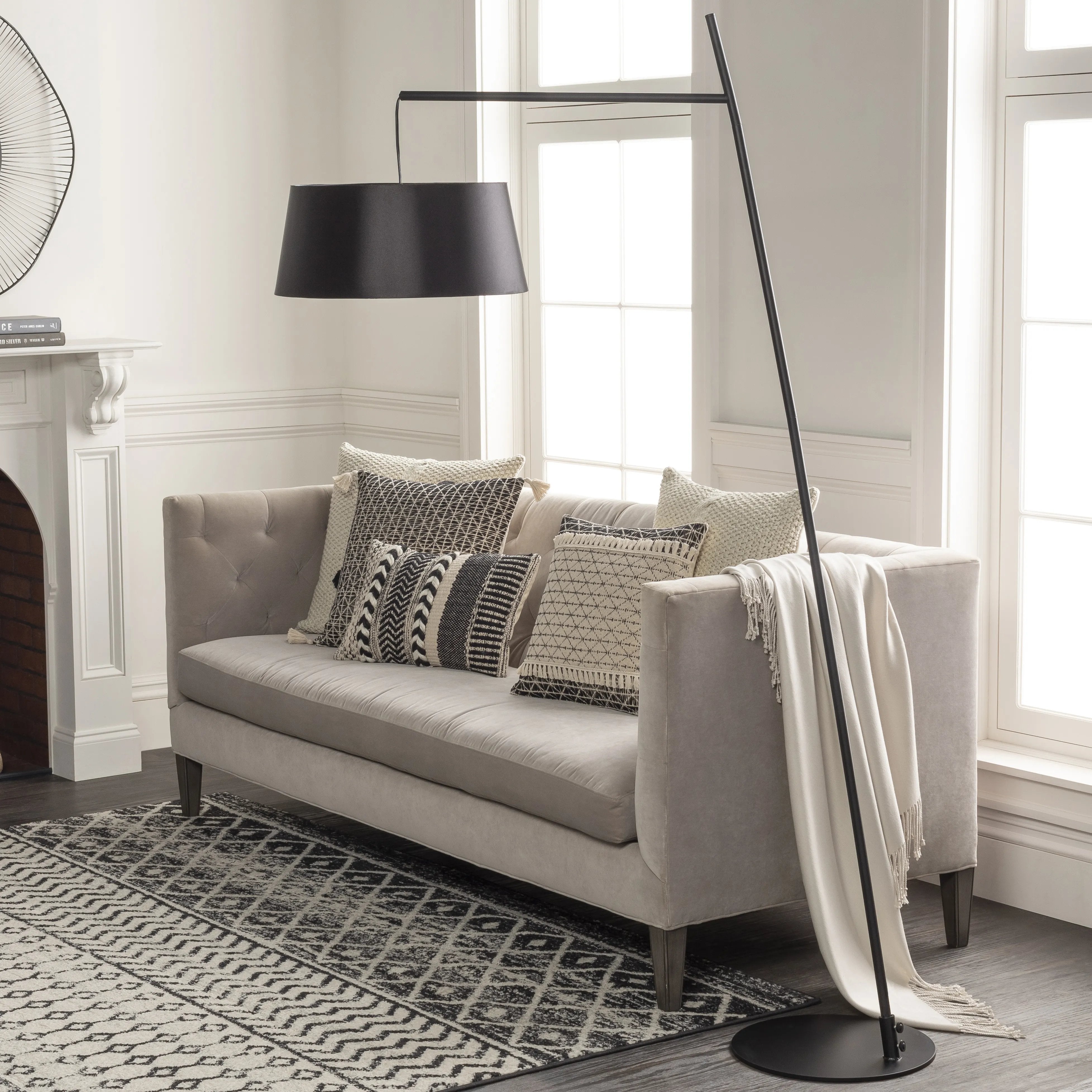 Featuring Astro Lamp by Surya at Amethyst Home. Illuminate your space with the Astro lamp. The sleek design and adjustable brightness make it the perfect addition to any room. With energy-efficient LED technology, this lamp will save you money on your electricity bill while providing ample lighting for your needs. Designed for both functionality and style, t. Amethyst Home provides interior design, new home construction design consulting, vintage area rugs, and lighting in the Portland metro area.