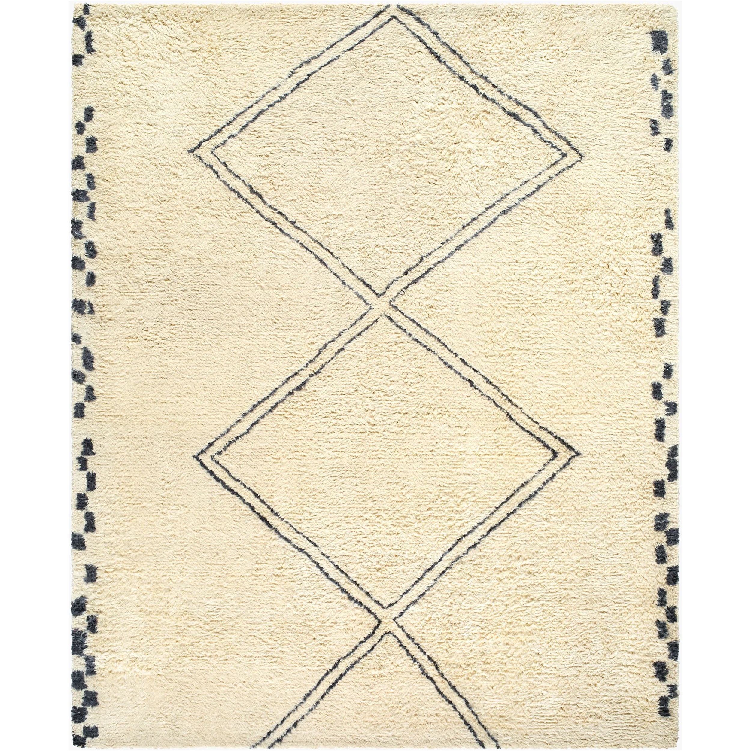 Featuring Beni Moroccan Hand-Knotted Rug by Surya at Amethyst Home. Immerse your home in the timeless elegance of our Beni Moroccan Handmade Rug. Made from premium wool and hand tufted in India, this rug is a true symbol of bohemian global style that instantly adds warmth and texture to any room. With its high pile construction, it offers a luxurious under. Amethyst Home provides interior design, new home construction design consulting, vintage area rugs, and lighting in the Alpharetta metro area.