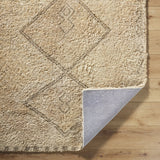 Featuring Beni Moroccan Hand-Knotted Rug by Surya at Amethyst Home. Introducing the Sinclair Hand Made Rug, a perfect addition to your Farmhouse Cottage style home. This rug, woven from pure wool and hand-knotted in India, adds a touch of cozy warmth and rustic charm to any room. The medium pile offers a delightful texture underfoot, while the fringe detail . Amethyst Home provides interior design, new home construction design consulting, vintage area rugs, and lighting in the Portland metro area.
