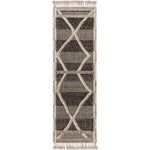 Bring a touch of global-inspired sophistication to your living space with the Cadiz Handmade Rug. This hand knotted wool rug has a plush pile, offering an inviting feel underfoot. The fringe detail adds texture and visual interest, while its Moroccan-style pattern gives this piece a timeless yet modern look. Amethyst Home provides interior design, new home construction design consulting, vintage area rugs, and lighting in the Salt Lake City metro area.