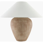 Featuring Camden Ford Accent Table Lamp by Surya at Amethyst Home. Illuminate your space with the timeless elegance of the Camden Ford accent table lamp. Standing proudly at 26 inches tall, this traditional masterpiece features a beautifully crafted ceramic body that exudes sophistication and charm. Topped with a pristine linen shade, it diffuses light gently w. Amethyst Home provides interior design, new home construction design consulting, vintage area rugs, and lighting in the Omaha metro area.