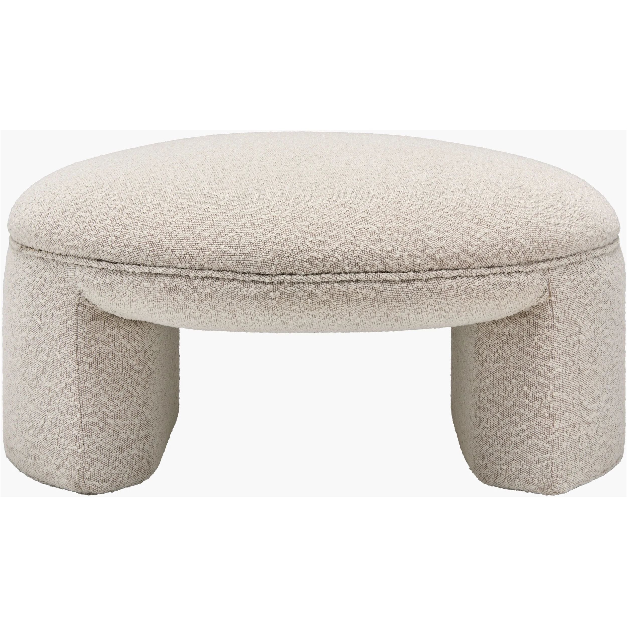 Featuring Floyd Ottoman by Surya at Amethyst Home. Introducing the Floyd Ottoman, a stylish and practical addition to any living space. The upholstery is made of durable polyester, providing exceptional comfort while the solid plywood base ensures stability and longevity. Filled with a blend of 90% polyurethane foam and 10% Dacron, this ottoman offers a. Amethyst Home provides interior design, new home construction design consulting, vintage area rugs, and lighting in the Winter Garden metro area.