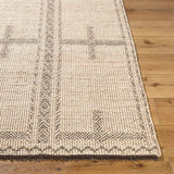 Step into a world of comfort and Bohemian charm with the Irfan handmade rug. Constructed in India, this handwoven rug is an exquisite blend of cotton and wool, offering exceptional durability along with a delightful underfoot feel. Its distinctive global style makes it a perfect centerpiece for any space that needs a dash of artistic flair. Amethyst Home provides interior design, new home construction design consulting, vintage area rugs, and lighting in the Park City metro area.
