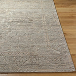 Experience the stunning beauty of the Kimberly collection with our hand-knotted wool rug. This updated traditional style rug, made in India, boasts an impressive medium pile that feels incredible underfoot. With its rich texture and timeless design, it's sure to become a focal point in your space. Amethyst Home provides interior design, new home construction design consulting, vintage area rugs, and lighting in the Park City metro area.