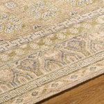Featuring Marisa Hand-Knotted Rug by Surya at Amethyst Home. Step into the idyllic charm of a French Country Cottage with our Marisa handmade rug. This piece, hand-knotted in India, is made entirely of wool, providing your space with a comforting and cozy feel. Its low pile construction makes it ideal for high-traffic areas, ensuring its beauty will last throu. Amethyst Home provides interior design, new home construction design consulting, vintage area rugs, and lighting in the Boston metro area.