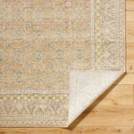 Featuring Marisa Hand-Knotted Rug by Surya at Amethyst Home. Step into the idyllic charm of a French Country Cottage with our Marisa handmade rug. This piece, hand-knotted in India, is made entirely of wool, providing your space with a comforting and cozy feel. Its low pile construction makes it ideal for high-traffic areas, ensuring its beauty will last thro. Amethyst Home provides interior design, new home construction design consulting, vintage area rugs, and lighting in the Seattle metro area.