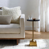 Top: Black Polished Marbl Amethyst Home provides interior design, new home construction design consulting, vintage area rugs, and lighting in the Scottsdale metro area.