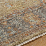 Introducing the Monterey collection, a beautiful blend of traditional style and contemporary comfort. Hand knotted in India, this rug is composed entirely of soft, durable wool that provides an inviting medium pile texture underfoot. The timeless design elements are perfect for adding a touch of classic elegance to any room in your home. Amethyst Home provides interior design, new home construction design consulting, vintage area rugs, and lighting in the Alpharetta metro area.