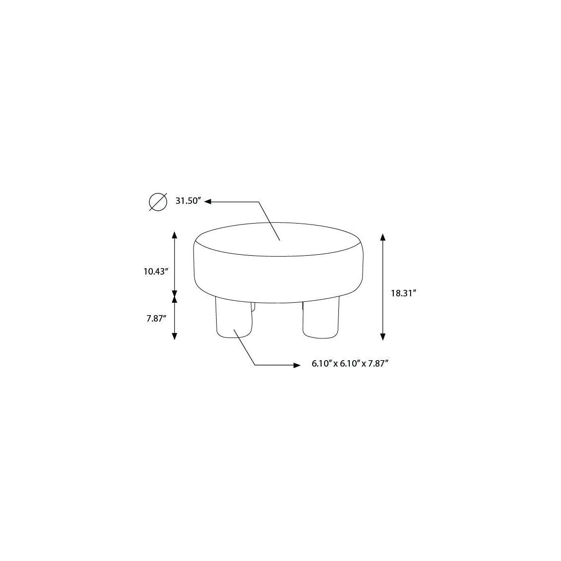 Featuring Welly Ottoman by Surya at Amethyst Home. The Welly Ottoman is a versatile and functional addition to any living space. Its sleek design allows for use as a footrest, extra seating, or even a small side table. Made with high-quality materials, this ottoman is both sturdy and stylish. Elevate your home decor with the Welly Ottoman.Top: 70% Recycled. Amethyst Home provides interior design, new home construction design consulting, vintage area rugs, and lighting in the Des Moines metro area.