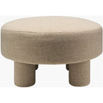 Featuring Welly Ottoman by Surya at Amethyst Home. Introducing the Welly Ottoman, a stunning addition to any living space. This piece is not only stylish but also sustainable, featuring upholstery made from recycled fabric and polyester. The sturdy plywood base ensures durability while the fill, a blend of 90% polyurethane foam and 10% Dacron, offers plush. Amethyst Home provides interior design, new home construction design consulting, vintage area rugs, and lighting in the Des Moines metro area.