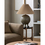 Featuring Xian Accent Table Lamp by Surya at Amethyst Home. Introducing the Xian accent table lamp, a stunning addition that effortlessly elevates the ambiance of any room. Crafted with a solid cement body and base, this lamp stands tall at 32 inches, promising not just illumination but also a statement of style. 
32" x 23" x 23"
Body Finish: Painted GrayBody . Amethyst Home provides interior design, new home construction design consulting, vintage area rugs, and lighting in the Austin metro area.