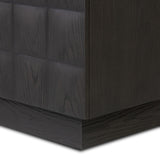 Swell Media Console - Dry Black Oak Veneer