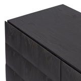 Swell Media Console - Dry Black Oak Veneer