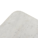 Tabitha Outdoor Dining Table - 42" - Polished White Marble | shipping 10/25/2026