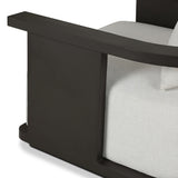 Tahana Outdoor Metal Swivel Chair - Alessi Linen