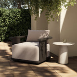 Tahana Outdoor Metal Swivel Chair - Casa Grey | shipping 08/14/2026