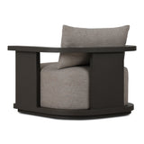 Tahana Outdoor Metal Swivel Chair - Casa Grey | shipping 08/14/2026