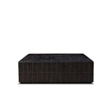 Tanik Coffee Table - Textured Brown Tile | shipping 11/15/2026