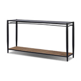 Thalen Console Table - Rough Iron | shipping 10/25/2026