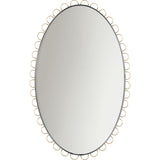 Tirreno 31 x 41 Rectangular Mirror - Gild