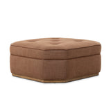 Tonna Cocktail Ottoman - Savoy Sienna | shipping 11/25/2026