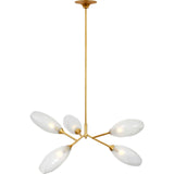 Toscano 33" Branched Chandelier - Gild