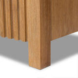Tristan Media Console - Light Natural Oak Veneer | shipping 08/28/2026