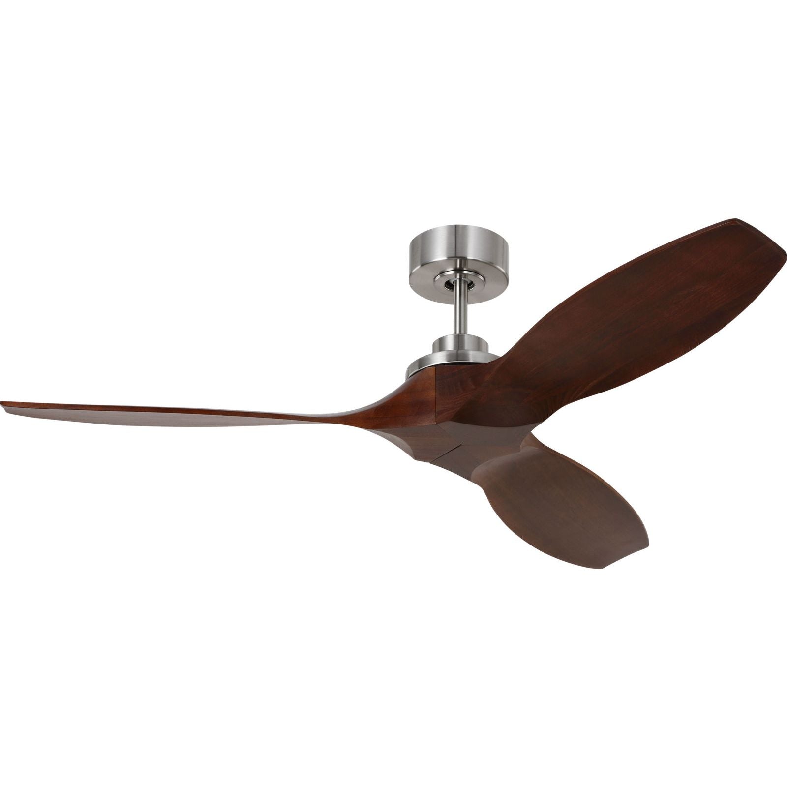 Brushed Steel with Dark Walnut Blades