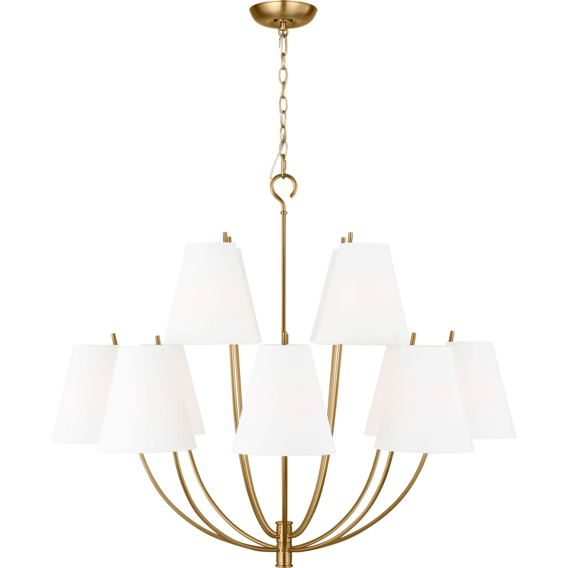 Burnished Brass Bulb(s) Not Included