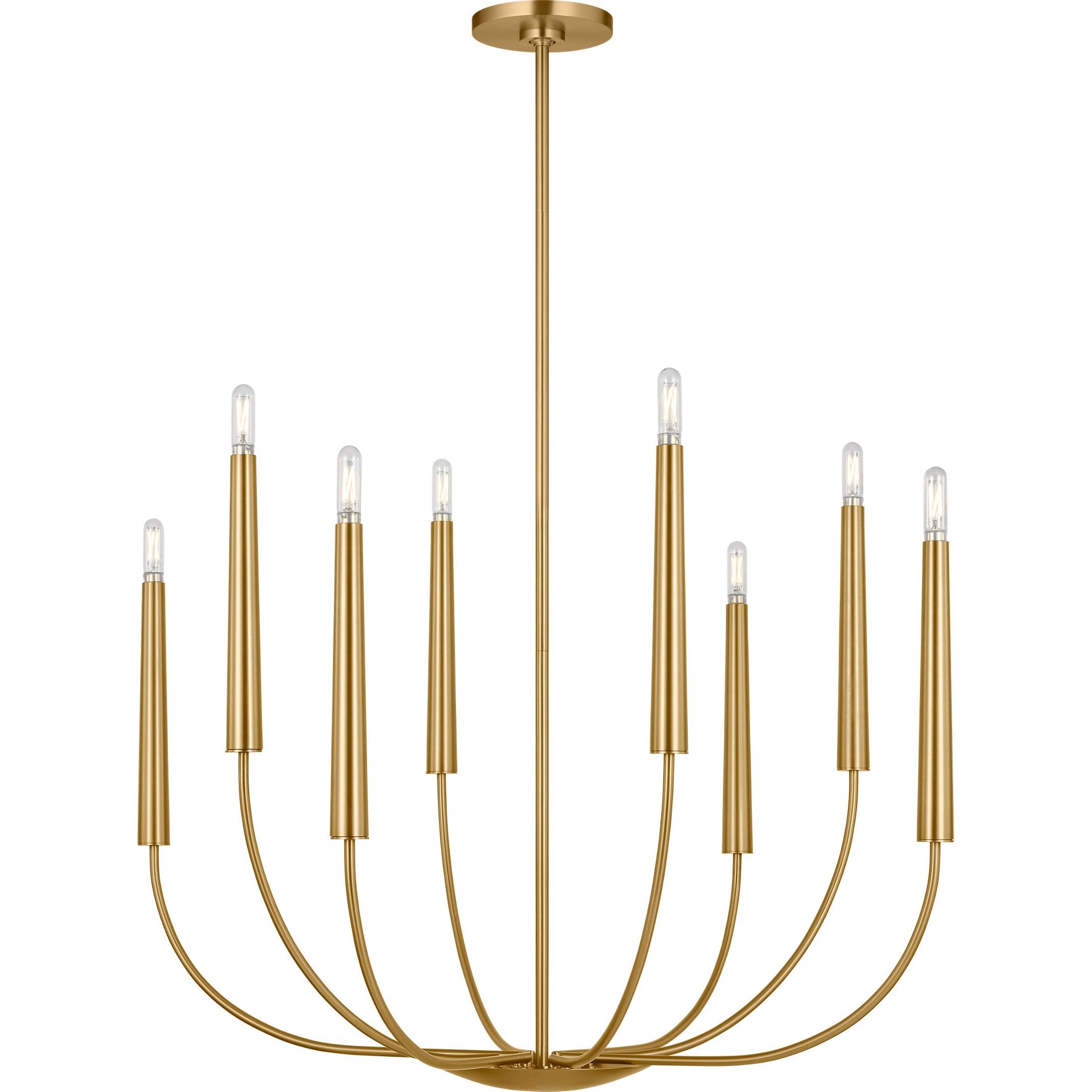 Burnished Brass Bulb(s) Not Included