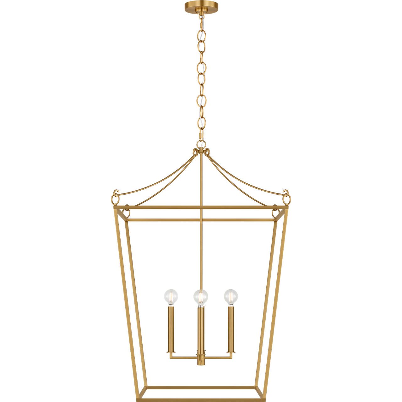 Burnished Brass Bulb(s) Not Included