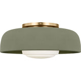 Estate Brass with Sage Stoneware Shade | shipping 10/23/2026