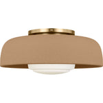 Estate Brass with Toast Stoneware Shade | shipping 10/23/2026