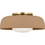 Estate Brass with Toast Stoneware Shade | shipping 10/23/2026
