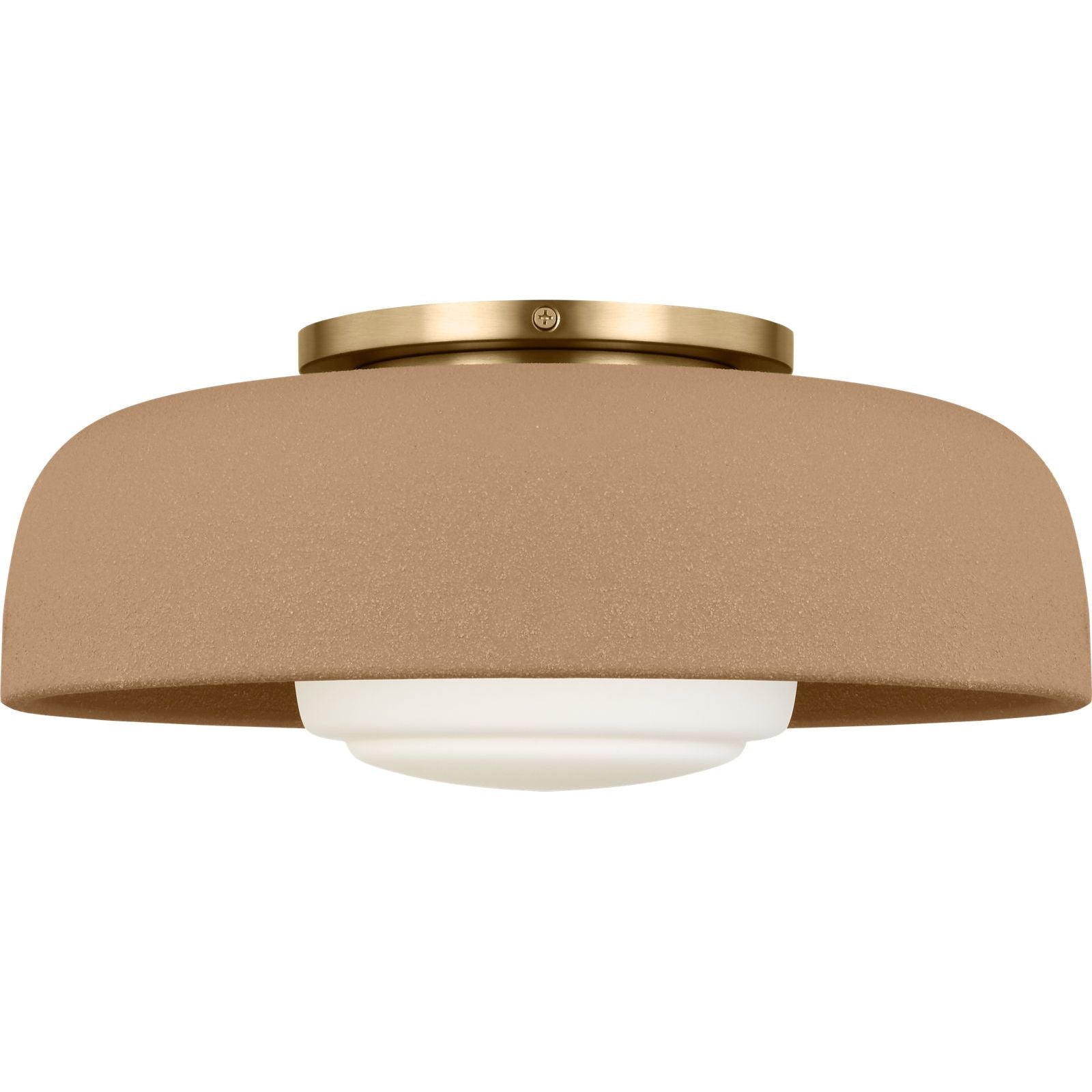Estate Brass with Toast Stoneware Shade | shipping 10/23/2026