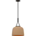 Aged Iron with Toast Stoneware Shade | shipping 10/31/2026