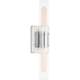Chrome with Clear Crackle Bulb(s) Not Included