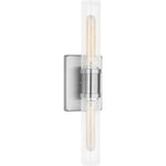Brushed Nickel with Clear Crackle Bulb(s) Not Included