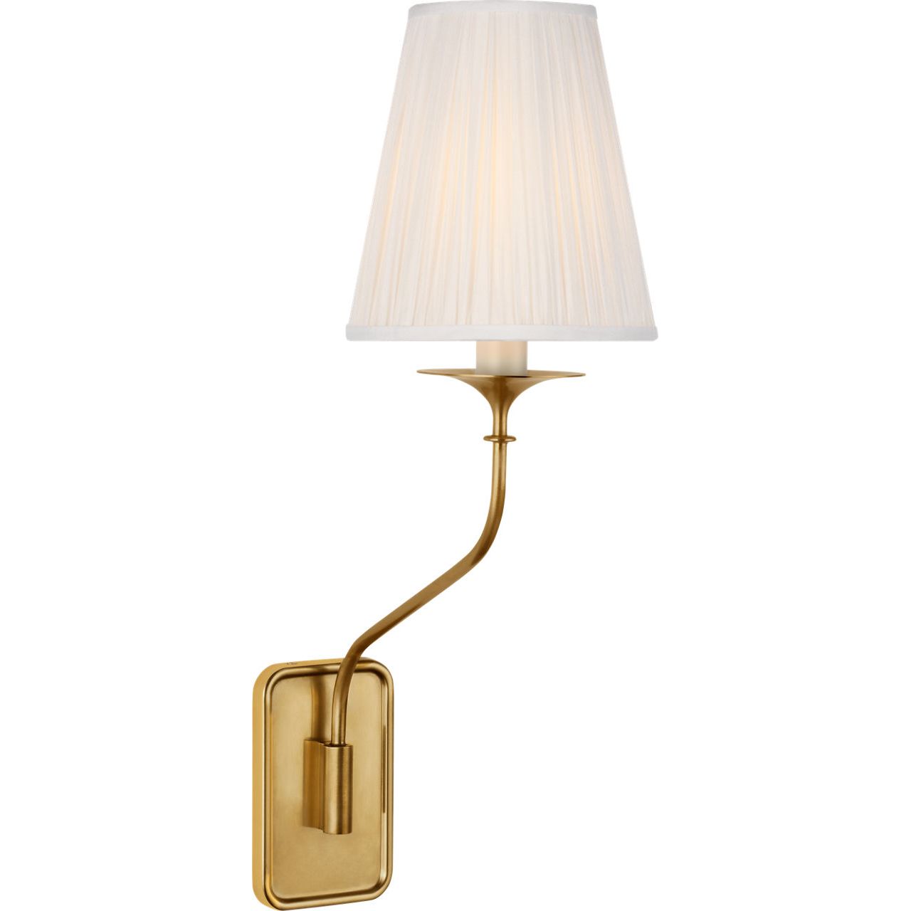 Hand-Rubbed Antique Brass with Silk Pleated | shipping 11/01/2026