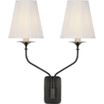Bronze with Silk Pleated Shades