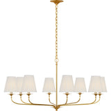 Hand-Rubbed Antique Brass with Silk Pleated Shades