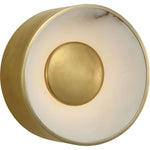 Antique-Burnished Brass and Alabaster | shipping 12/16/2026